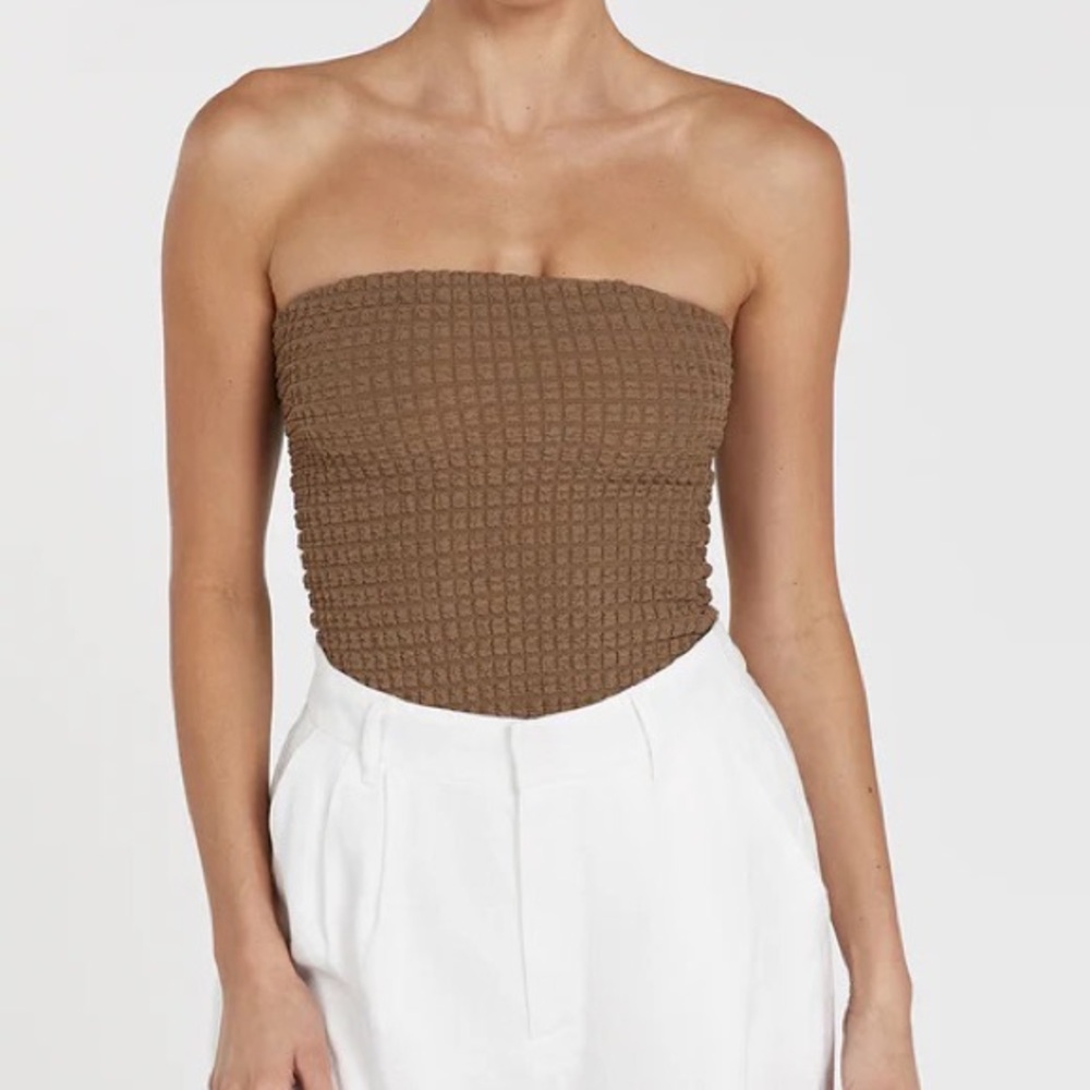 Dissh Alex Textured Tube Top